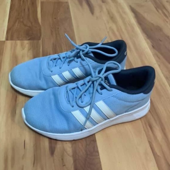 blue adidas running shoes - Picture 4 of 4